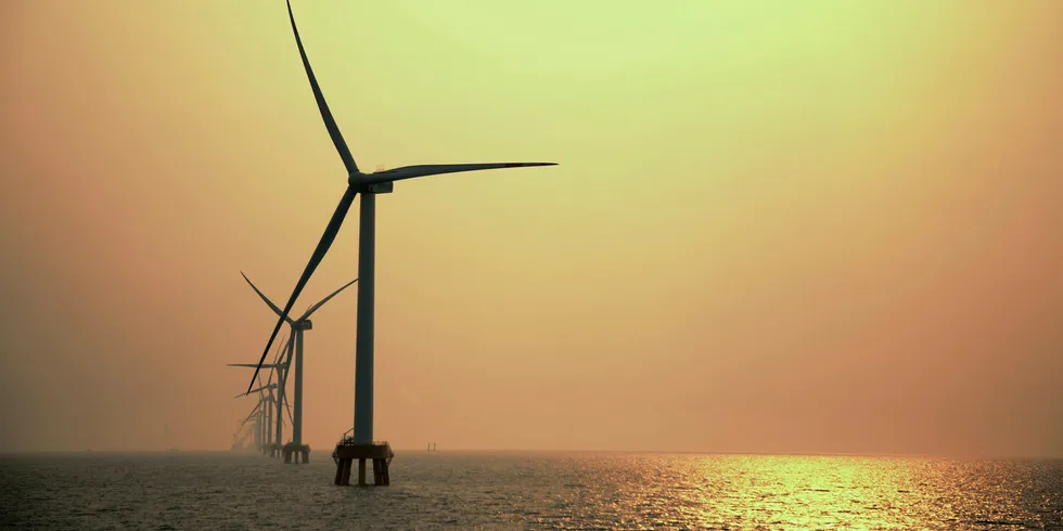 CSIC turbines offshore in China.