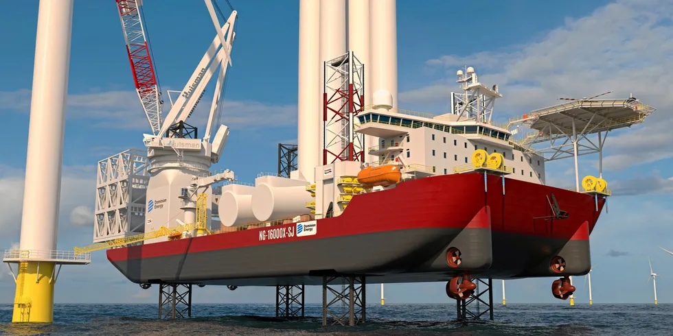 Charybdis wind turbine installation vessel