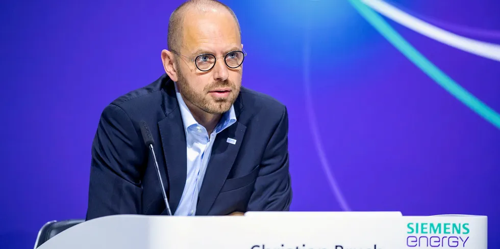Christian Bruch, Siemens Energy CEO.