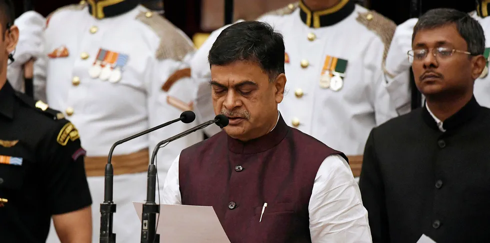 Indian power minister R. K. Singh.