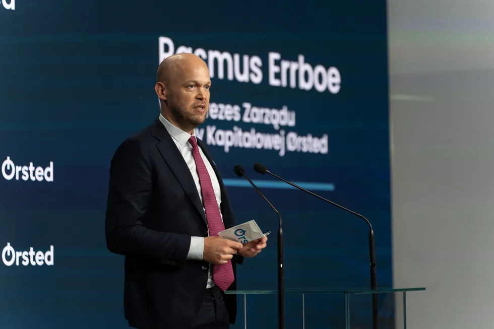Orsted CEO Rasmus Errboe.