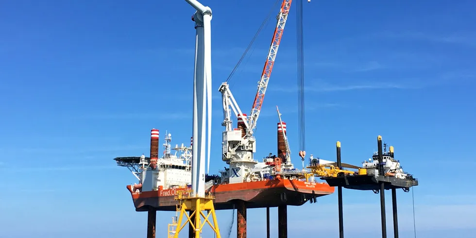 Block Island. GE Haliade Orsted.
