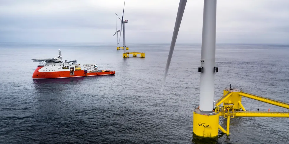 Principle Power's WindFloat units