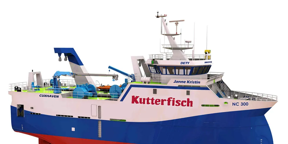 The Janne Kristin Nodosa is building for Germany's Kutterfisch.