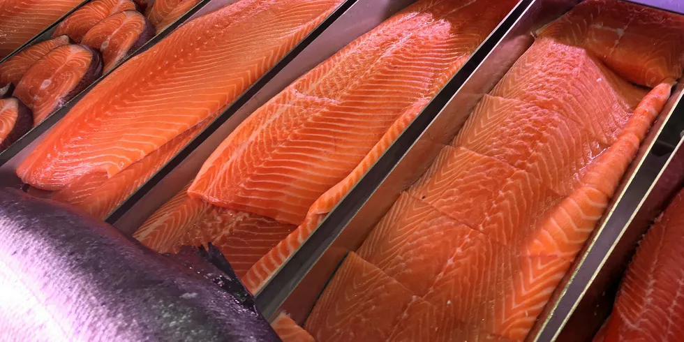Going green: Tesco is urging salmon farmers to take up algae oil feed.