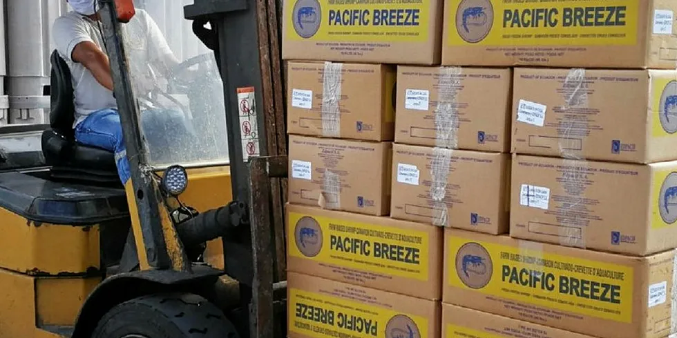 Ecuador's shrimp producers are pushing more out the door to China.