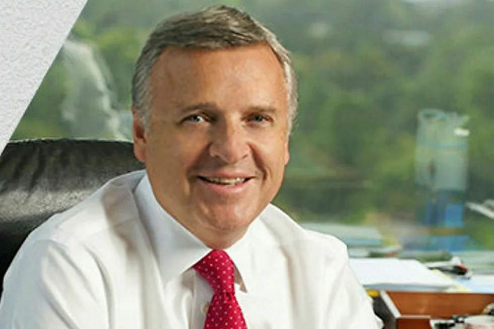 Shwe signed: McDermott chief executive David Dickson