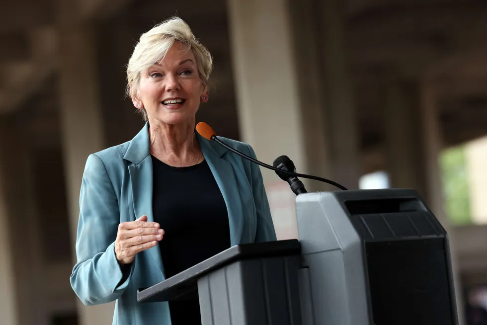 US Department of Energy Secretary Jennifer Granholm