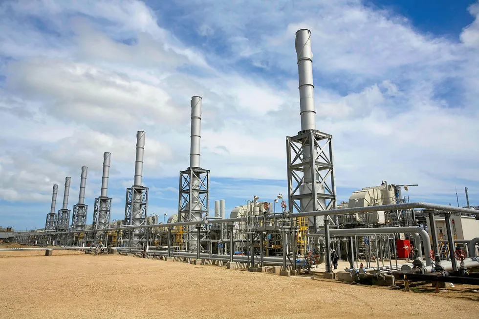 In the flow: LNG plant outside Port Moresby