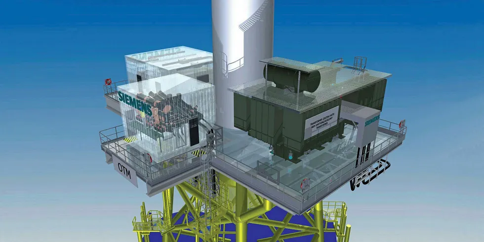 The Siemens offshore transformer module