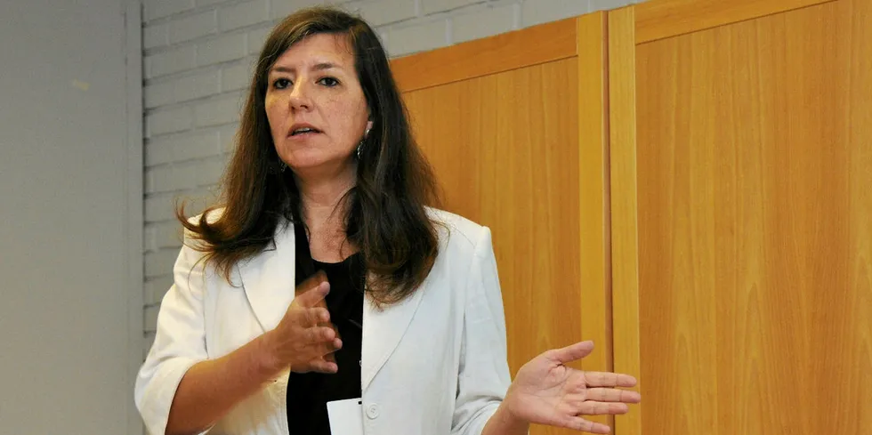 Alicia Gallaro hopes to get her point across.