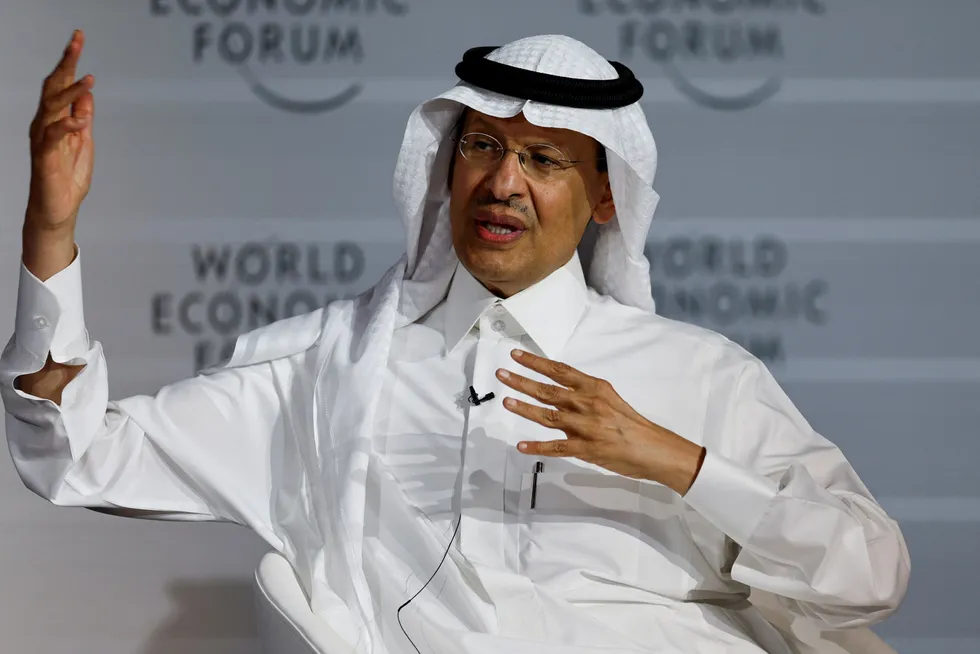 Saudi Energy Minister Abdulaziz bin Salman.