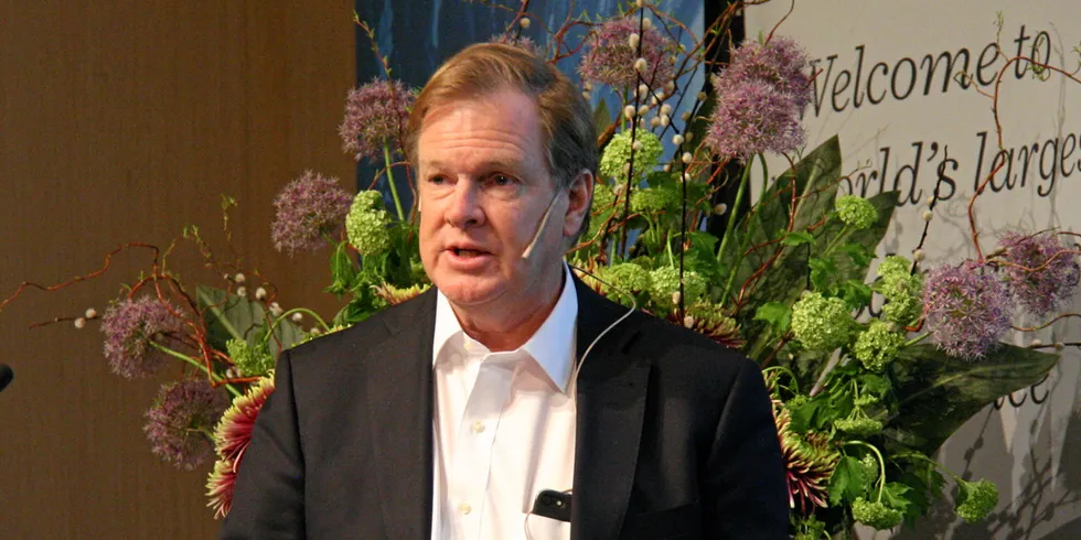 Gerardo Balbontin, CEO of Chilean salmon farming group Blumar.