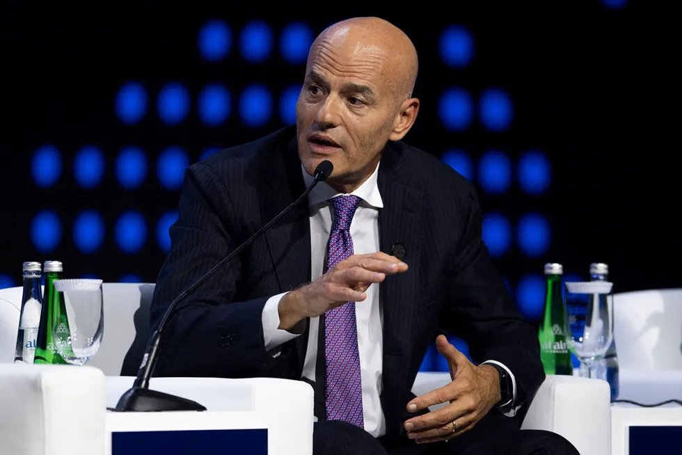 Egypt probe: Eni chief executive Claudio Descalzi.