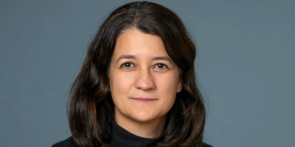 Mowi Chief Sustainability Officer Catarina Martins.