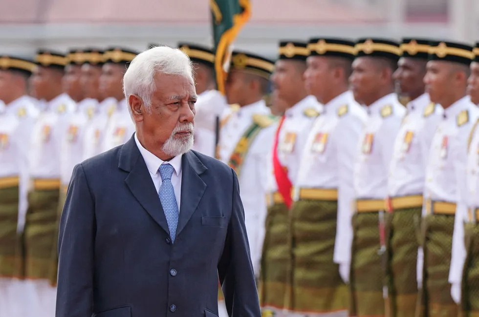 Timor-Leste's Prime Minister Xanana Gusmao on a recent visit to Malaysia