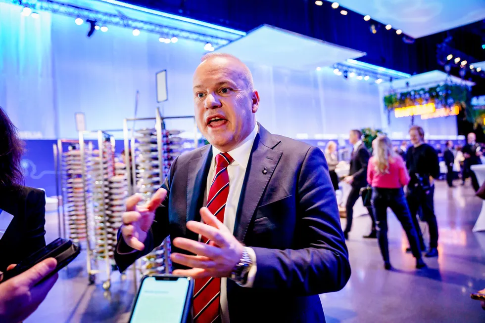 Critical decision: Equinor chief executive Anders Opedal.