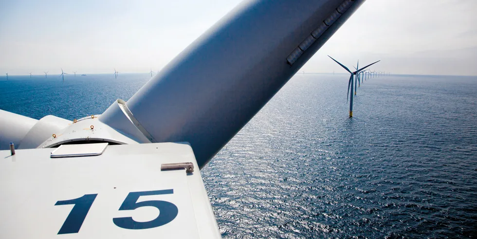 Anholt Offshore Wind Farm Baltic Jan18. Baltic Jan18.