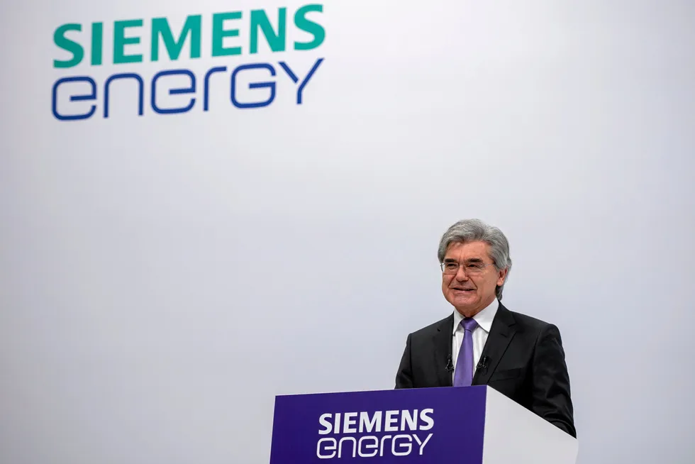 Siemens Energy supervisory board chairman Joe Kaeser.