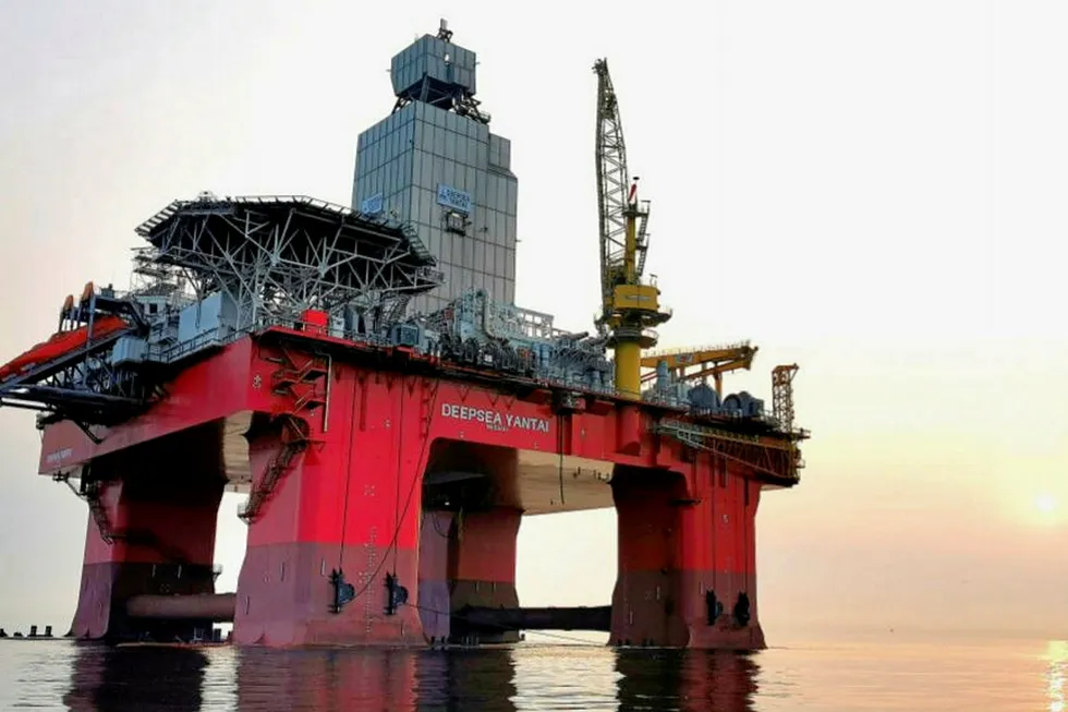 Deepsea Yantai: drilled at Dugong for Neptune