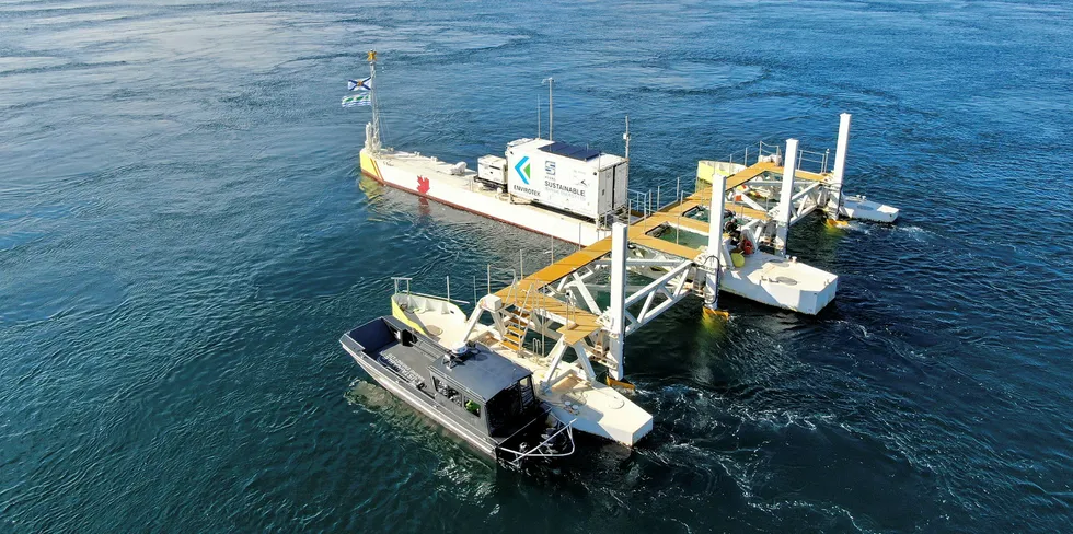 SME's PLAT-I tidal power unit