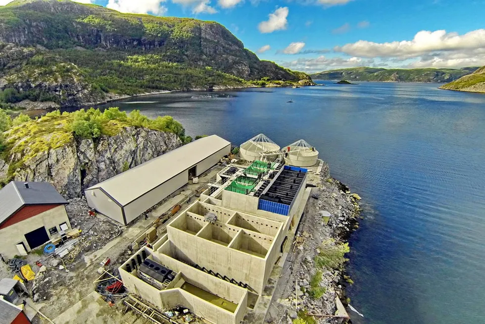 One of Billund Aquaculture's recirculating aquaculture system (RAS) projects in Norway.