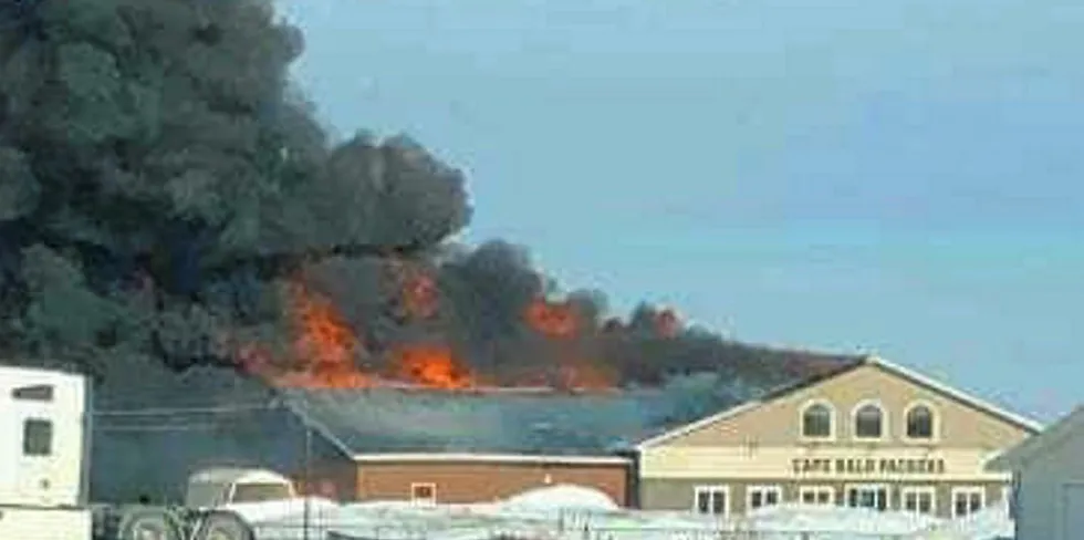 Cape Bald Packers processing facility burnt down in Feb.