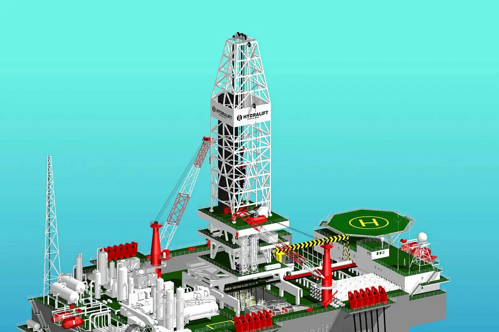 Offered for assignment: the concept for the Octabuoy deep draft semi-submersible