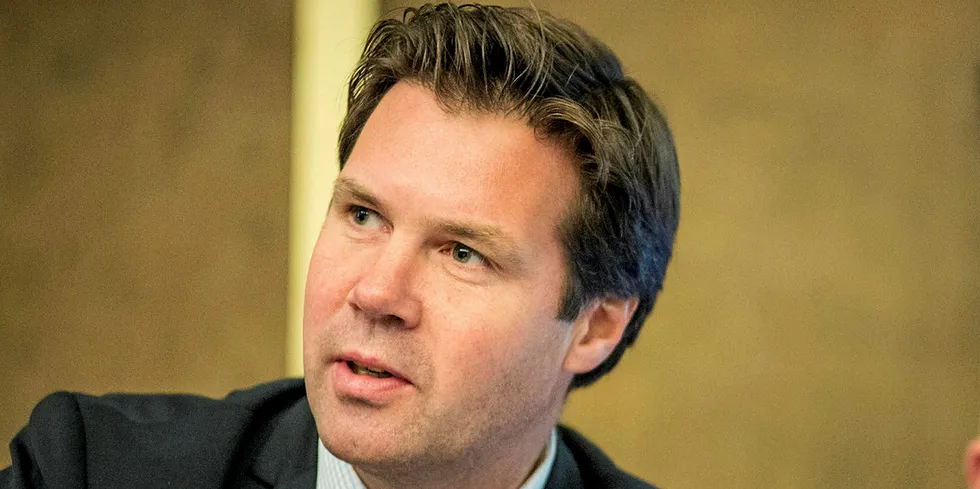 Henning Beltestad, CEO of Norwegian salmon producer Leroy Seafood Group.