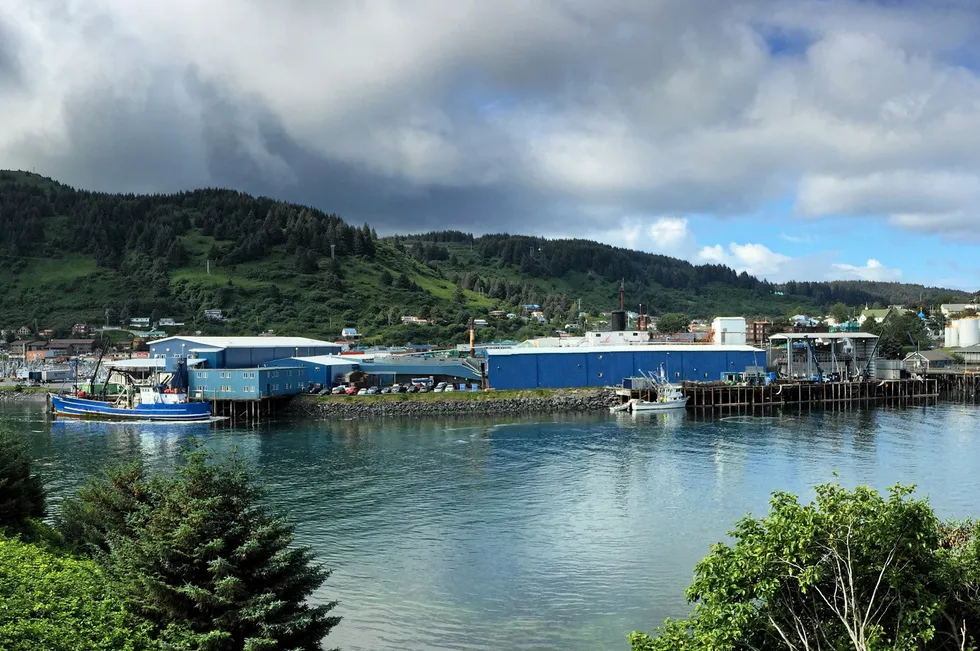 Trident Seafoods' Kodiak, Alaska facility. The company reached an agreement to sell the operation to Pacific Seafood.