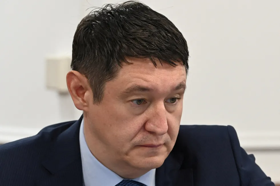 Kazakhstan Energy Minister Almasadam Satkaliyev.