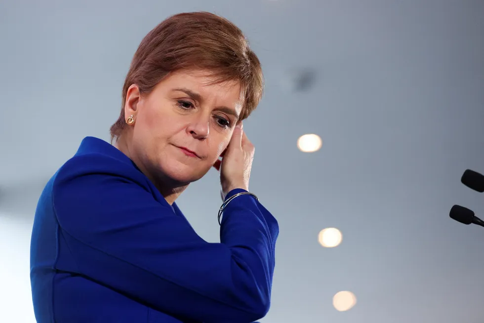 Need to catch up: the CCC report was critical of the SNP-Green administration, led by First Minister and SNP leader Nicola Sturgeon.