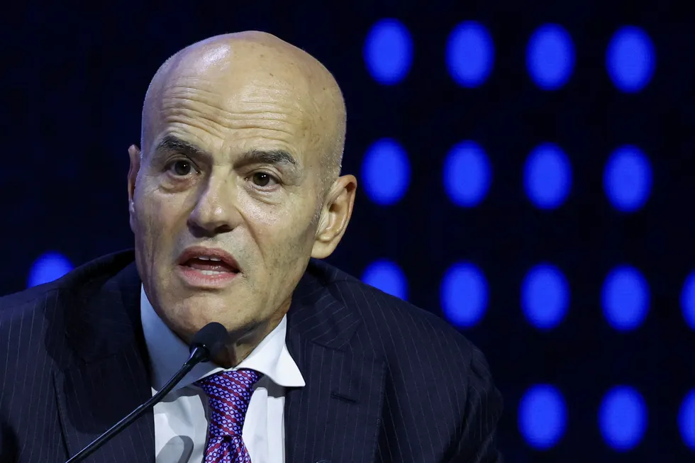 Cyprus gas: Eni chief executive Claudio Descalzi.