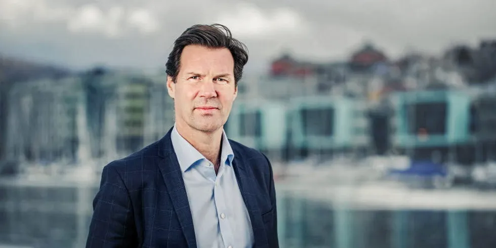 Leroy Seafood CEO Henning Beltestad.