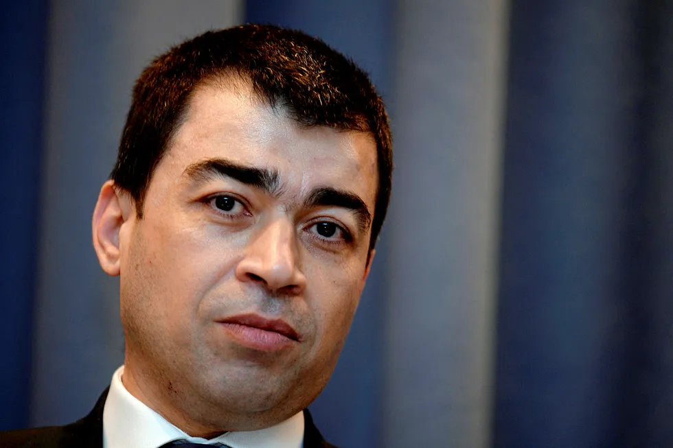 On track: Lebanon Energy Minister Cesar Abi Khalil