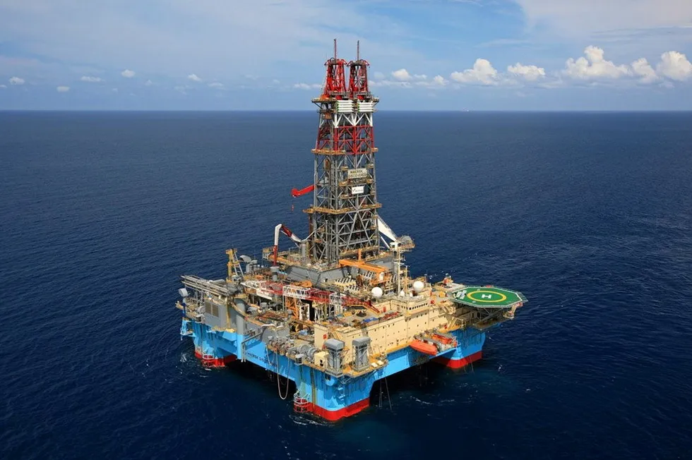 Drilling drive: the semi-submersible drilling rig Noble Discoverer is conducting a campaign for Petrobras offshore Colombia.