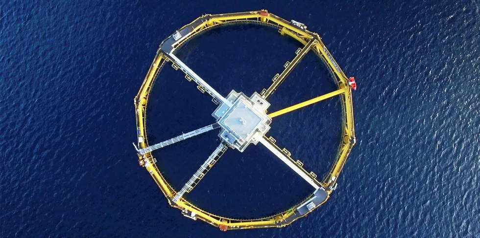 SalMar's offshore subsidiary Ocean Farming cost around NOK 700 million (€67 million/$80 million), and can hold around 1.6 million salmon in different chambers.