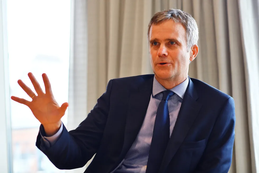 BP chairman Helge Lund