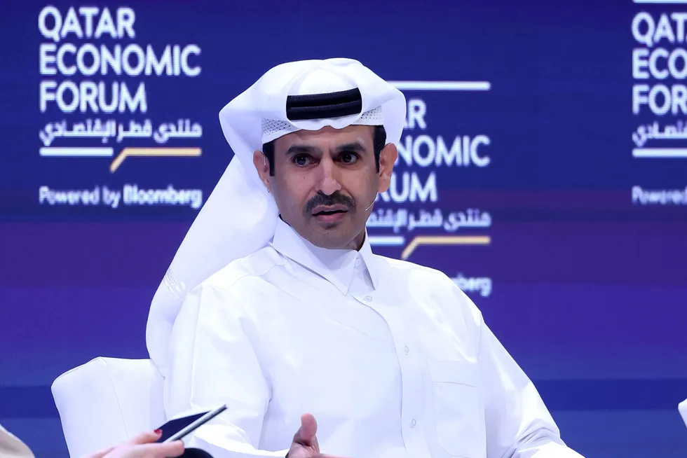 Saad Sherida Al Kaabi, the chief executive of QatarEnergy.