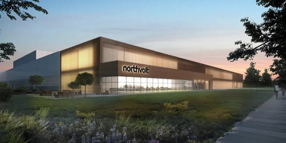 Image of planned energy storage system factory in Gdansk, Poland