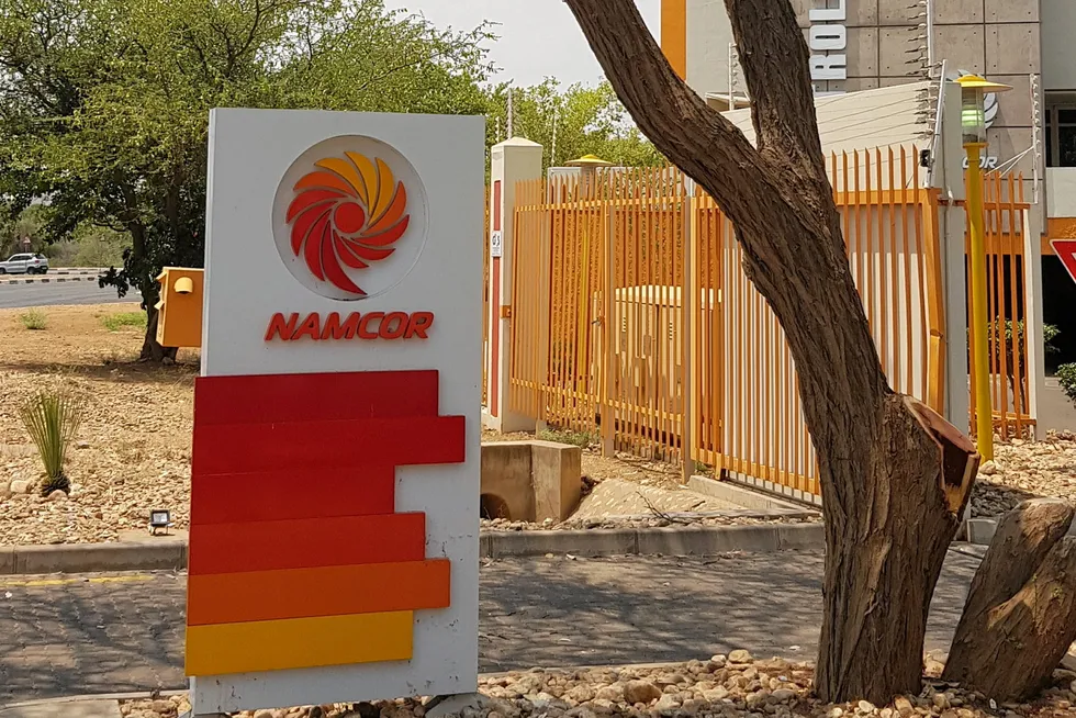 Namcor's headquarters in Windhoek, Namibia.