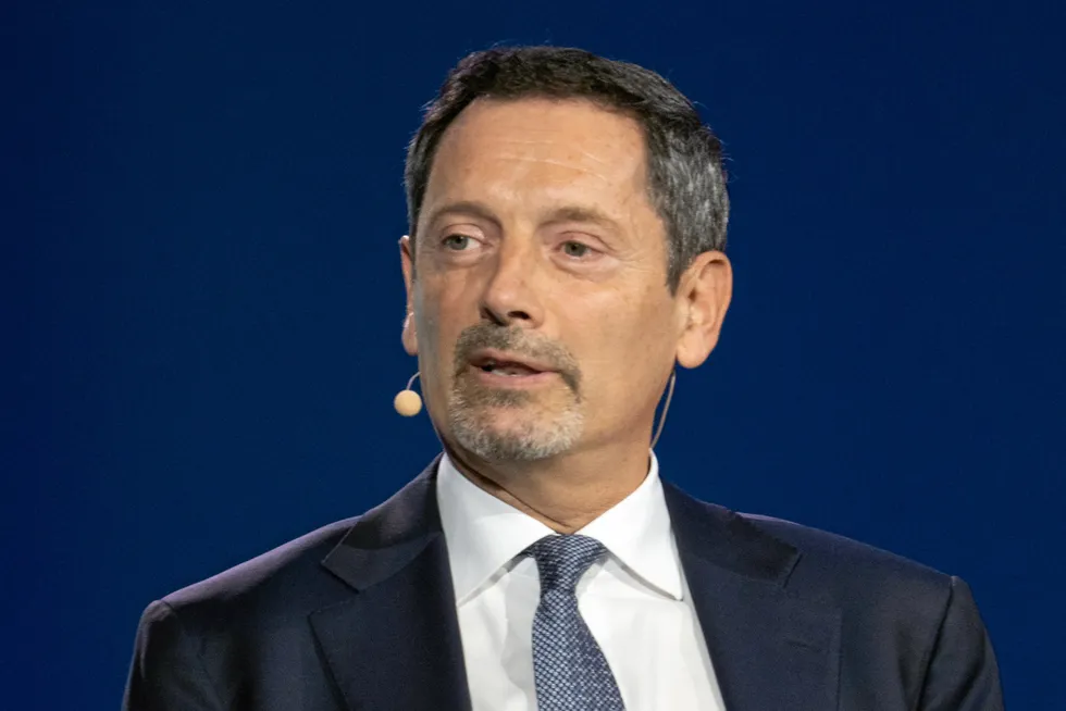 Scaling up carbon capture: SLB chief executive Olivier Le Peuch.