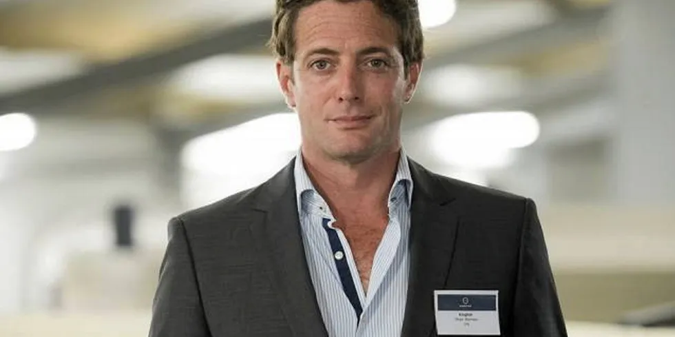 Land-based yellowtail farmer The Kingfish Company CEO Ohad Maiman.