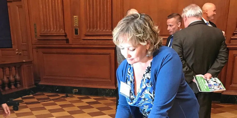 Leslie Hushka is leading the way on Bumble Bee's sustainability goals.