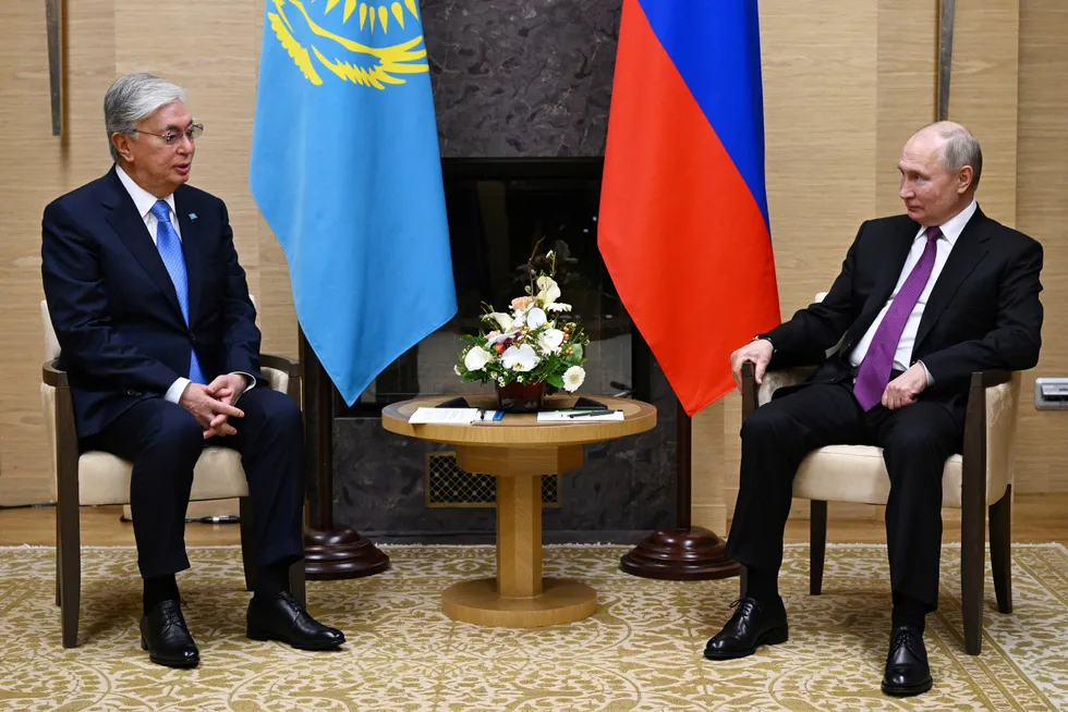 Kazakhstan President Kassym-Jomart Tokayev