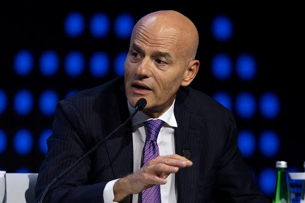 Italy's Eni chief executive, Claudio Descalzi.