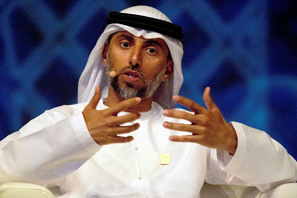 Oil prices up: United Arab Emirates Energy Minister Suhail al-Mazrouei