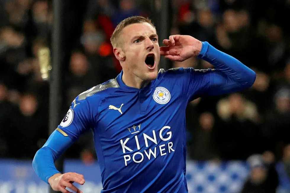 Leicester City's Jamie Vardy