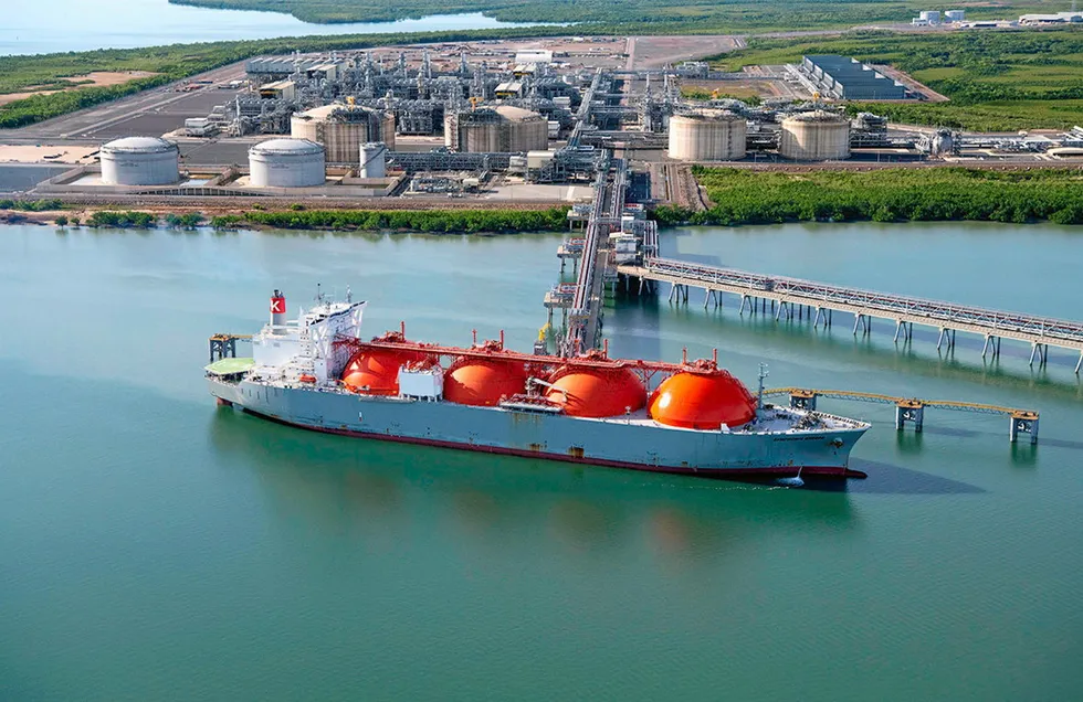 Bladin Point: Inpex's Ichthys LNG project onshore facilities near Darwin in Northern Territory, Australia