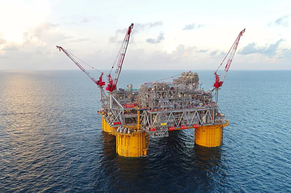 Shell's Appomattox platform in the US Gulf of Mexico.